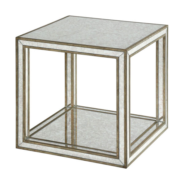 Julie Mirrored Accent Table, image 1