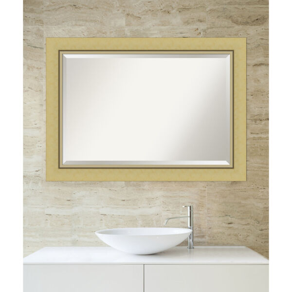 Landon Gold 42W X 30H-Inch Bathroom Vanity Wall Mirror, image 5