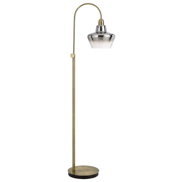 Duxbury Antique Brass LED Floor Lamp, image 1