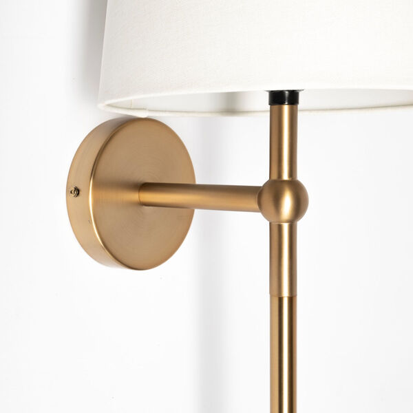 Chester Brass and Cream One-Light Wall Sconce, image 6
