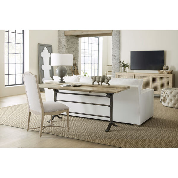 Ciao Bella Light Wood 72-Inch Flip-Top Console Table, image 4