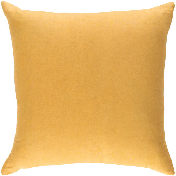 Ethiopia Cape Town Light Yellow 18 x 18 In. Pillow with Down Fill, image 1