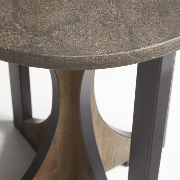 Bronze and Dark Elm Savannah Side Table, image 2
