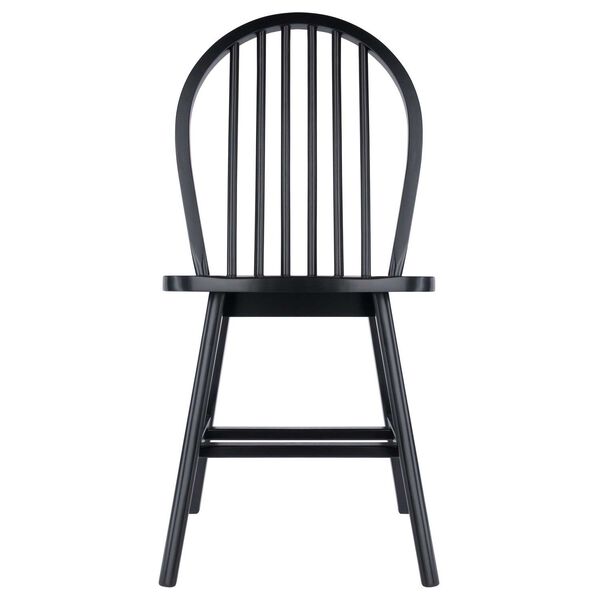 Windsor Black Chair, Set of Two, image 4