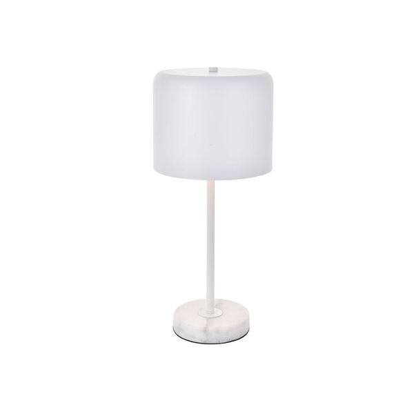 Exemplar White Nine-Inch One-Light Table Lamp, image 4