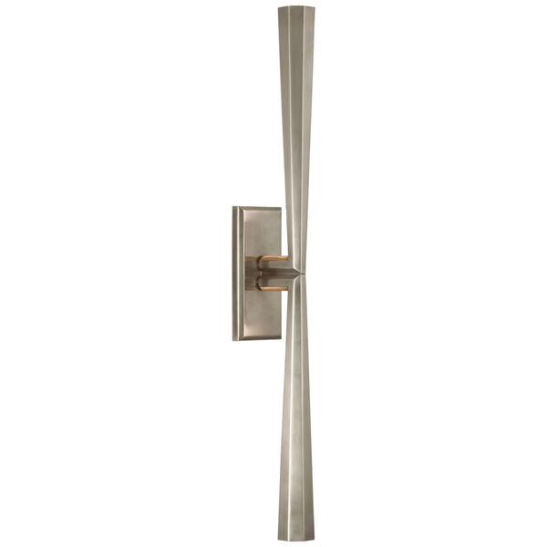 Galahad Linear Sconce in Antique Nickel by Thomas O'Brien, image 1