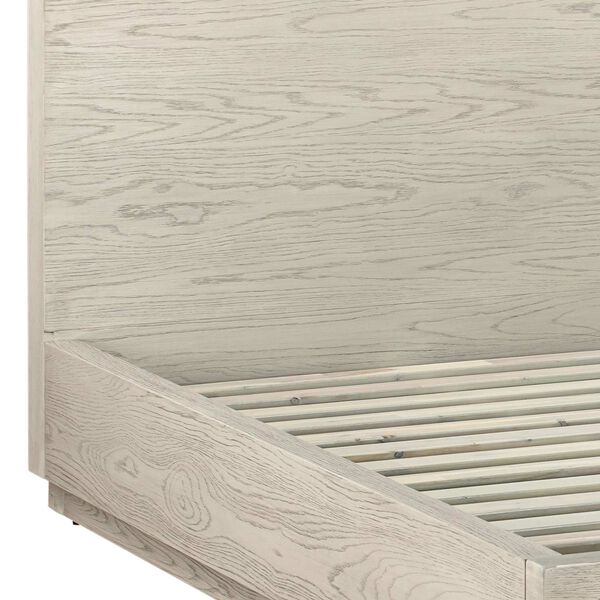 Abbey Silver Gray Oak Queen Bed, image 6