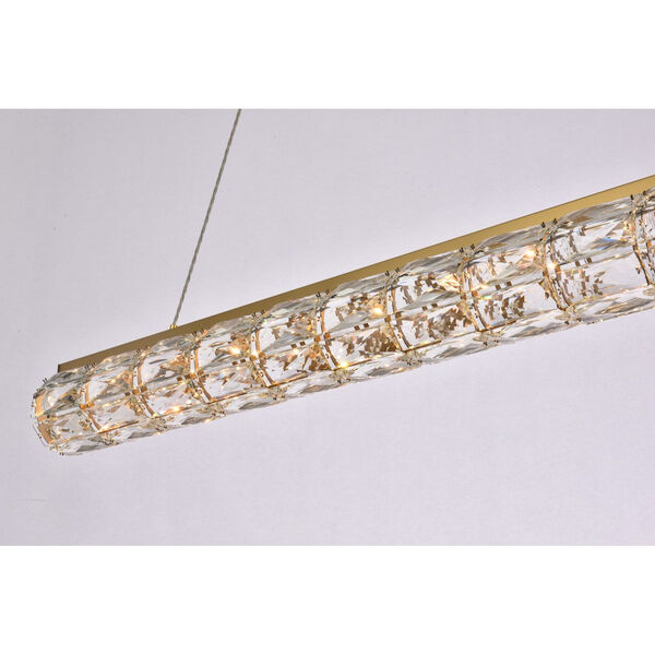 Valetta Gold Integrated LED Linear Mini Pendant, image 4