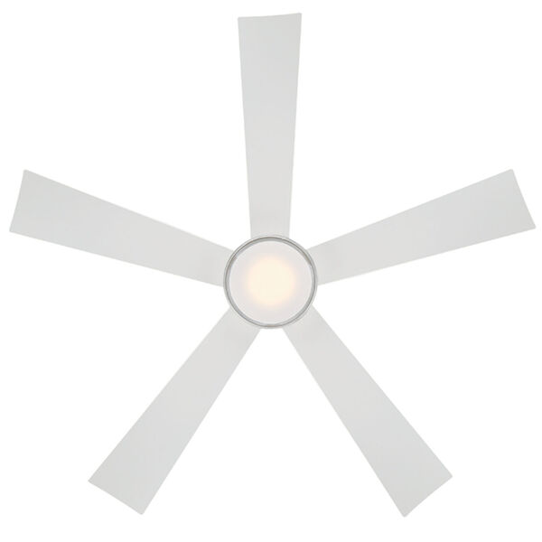 Wynd Matte White 52-Inch 3000K LED Downrod Ceiling Fans, image 4