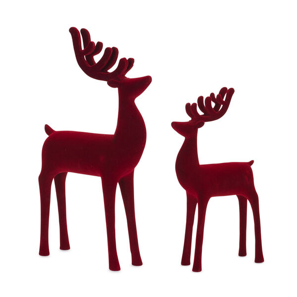 Red Deer Figurine , Set of Two, image 1