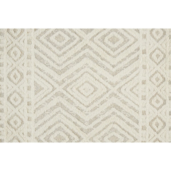 Anica Moroccan Wool Ivory Tan Rectangular: 4 Ft. x 6 Ft. Area Rug, image 5