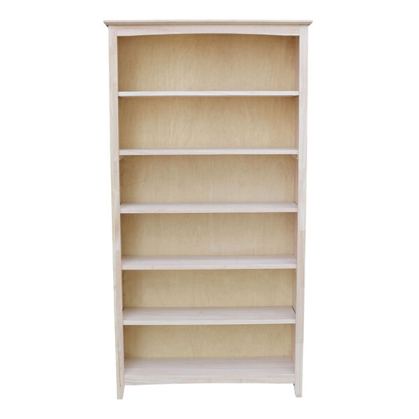 Shaker Natural 72-Inch Bookcase, image 2