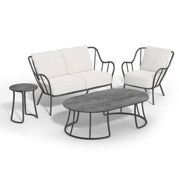 Malti Carbon Outdoor Furniture Set, Four-Piece, image 1