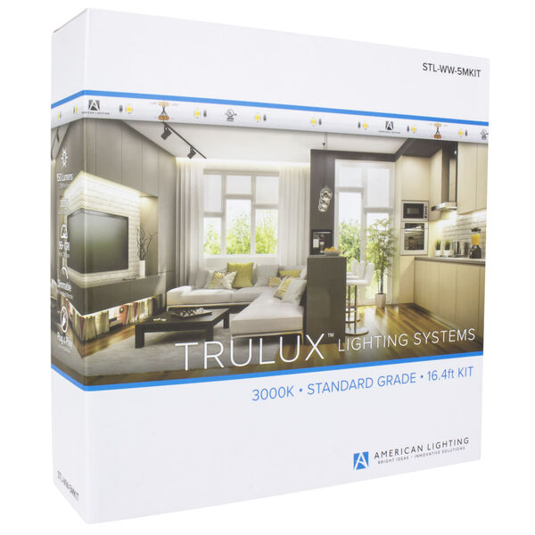 Trulux White 2463-Lumens LED Strip Light Kit with Driver, image 1