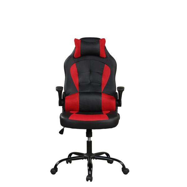 Victor Red Gaming Office Chair with Faux Leather, image 1