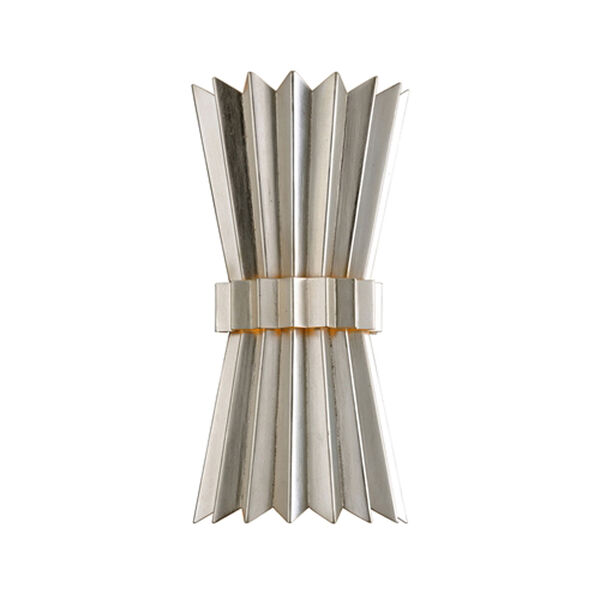 Moxy Silver Leaf Two-Light Wall Sconce, image 1