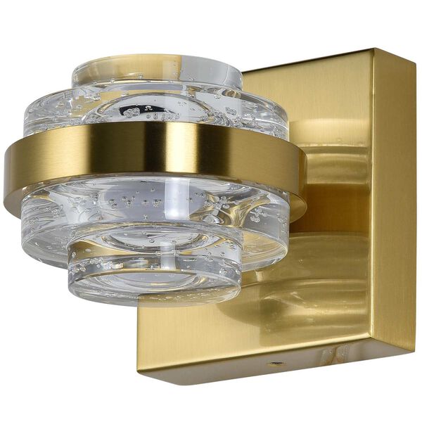 Milano Antique Brass Integrated LED Wall Sconce, image 3