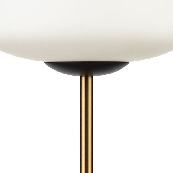 Ali Grove Aged Brass and Black One-Light Floor Lamp, image 3
