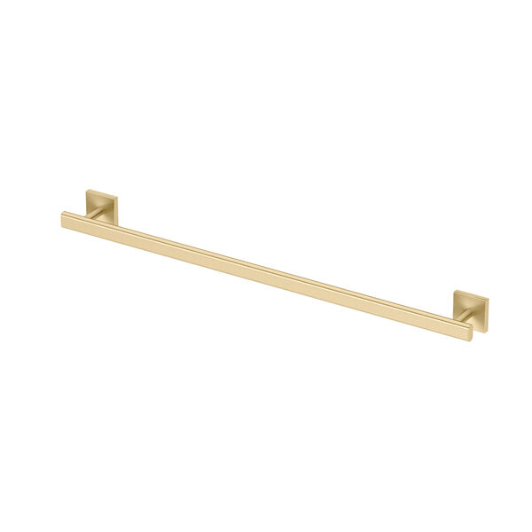 Elevate 24 Inch Towel Bar in Brushed Brass, image 1