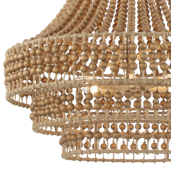 Silas Burnished Silver Six-Light Chandelier, image 6