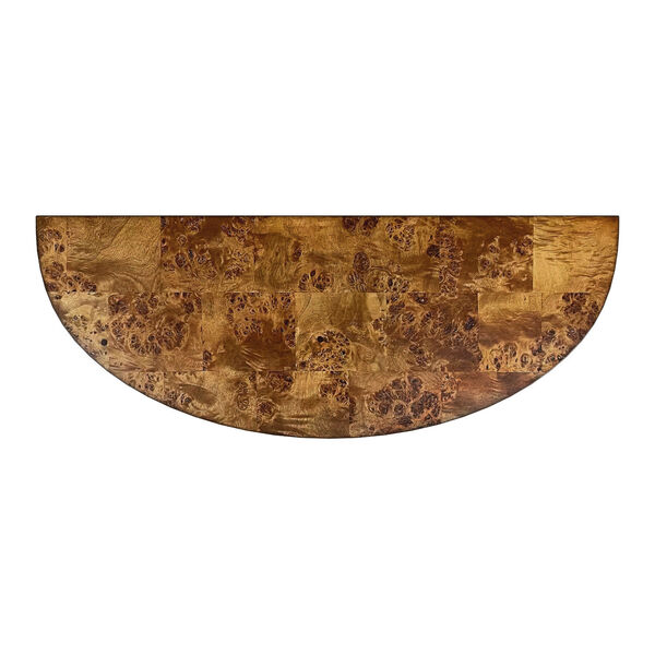 Ingrid Traditional Burl Console Table, image 7