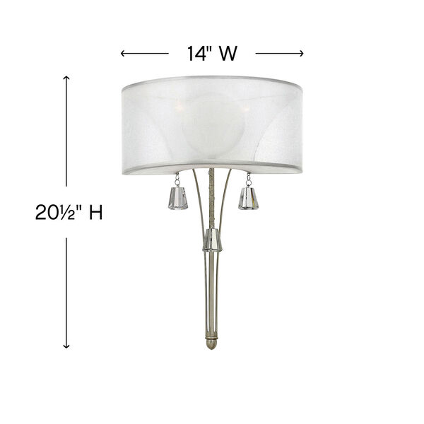 Mime Brushed Nickel One-Light Wall Sconce, image 5
