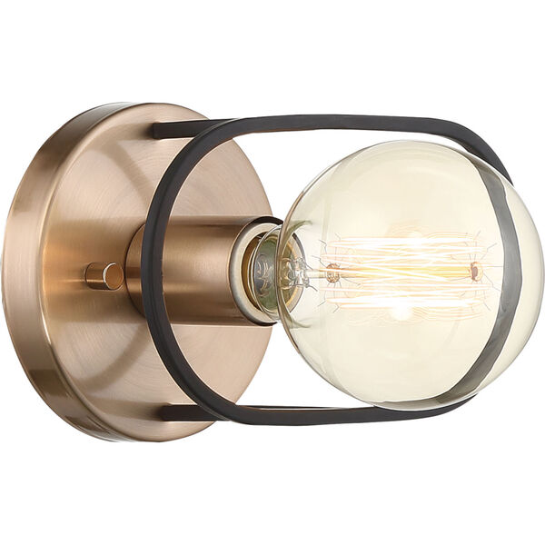 Chassis Brass One-Light Wall Sconce, image 1