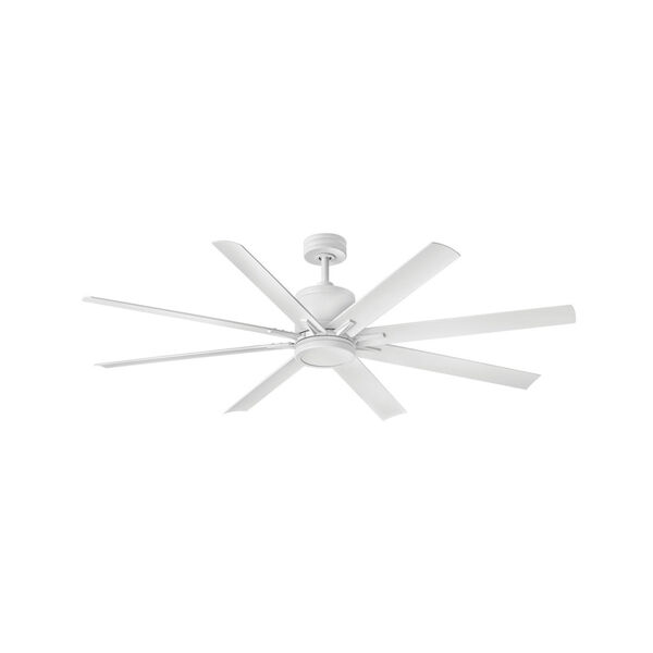 Vantage Matte White LED 66-Inch Ceiling Fan, image 3