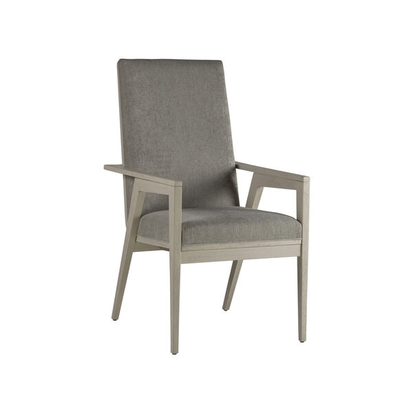 Signature Designs White and Gray Arturo Arm Chair, image 1