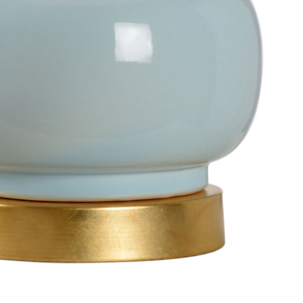 Off White and Blue One-Light 6-Inch Sigrid Lamp, image 2