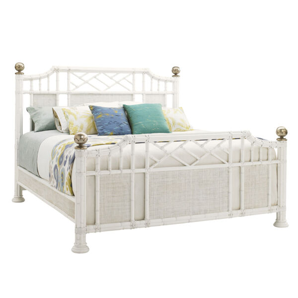 Ivory Key White Pritchards Bay Queen Bed, image 1