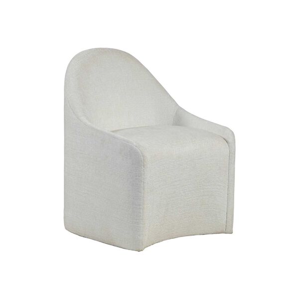 Signature Designs White Carly Dining Chair with Casters, image 1