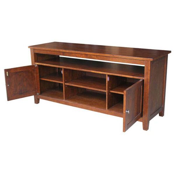 Espresso 36-Inch TV Stand with Two Doors, image 2