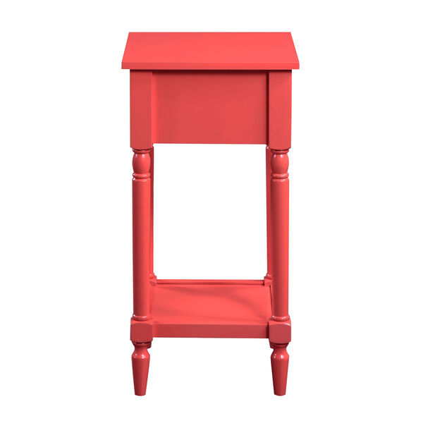 French Country Coral 28-Inch Khloe Accent Table, image 3