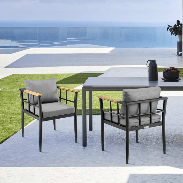 Beowulf Black Outdoor Dining Chair, image 4