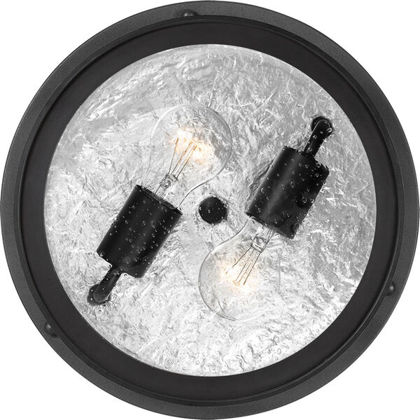 Marblehead Mystic Black Two-Light Outdoor Flush Mount, image 3