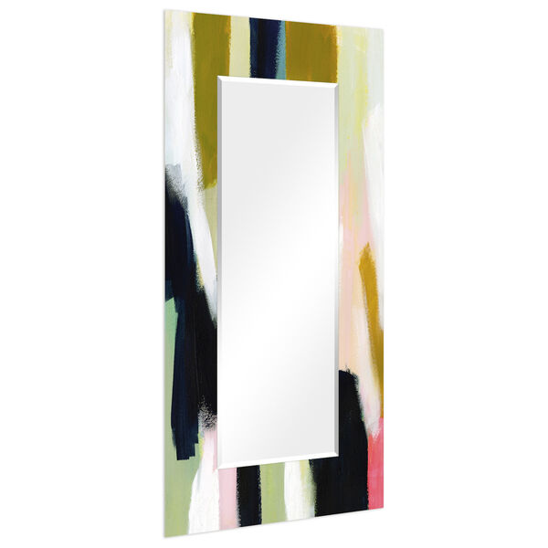 Sunder Multicolor 72 x 36-Inch Rectangular Beveled Floor Mirror, image 2