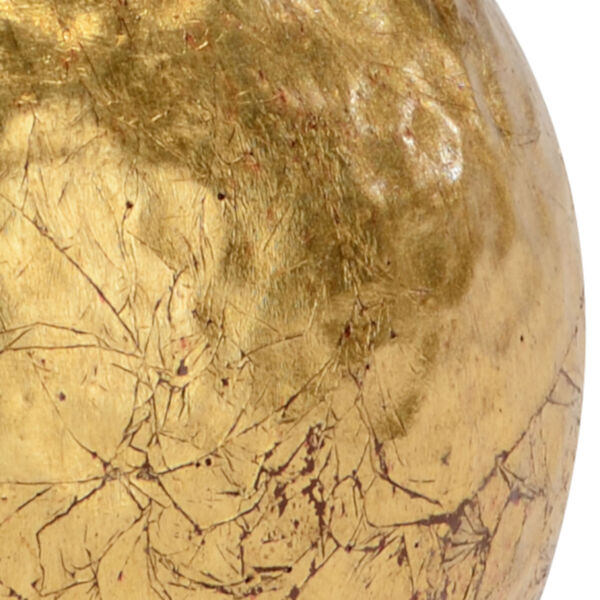 Gold Four-Inch Hammered Ball, image 2