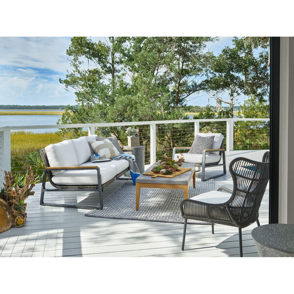 Hatteras Charcoal Natural Wood  Lounge Chair, image 6