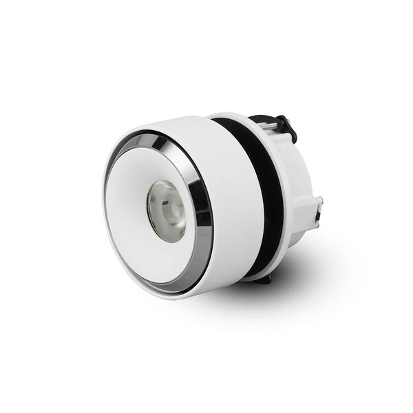 Orbit White Adjustable LED Flush Mount, image 4