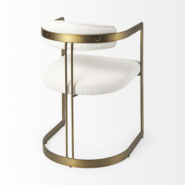 Hoskins Cream and Gold Dining Chair, image 5