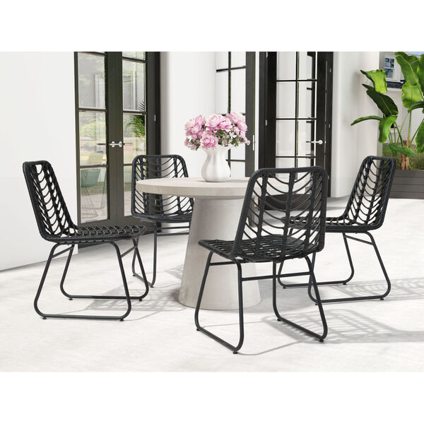 Laporte Black Dining Chair, Set of Two, image 2