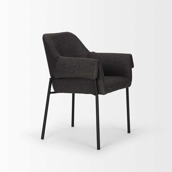 Brently Gray Fabric Dining Chair, image 6