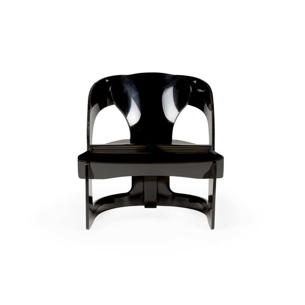 Beverly Grove Black Acrylic Chair, image 3
