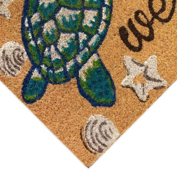 Natura Natural Seaturtle Welcome Outdoor Mat, image 5