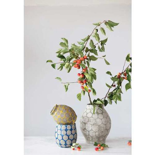 Cream Terra-Cotta Vase, image 2