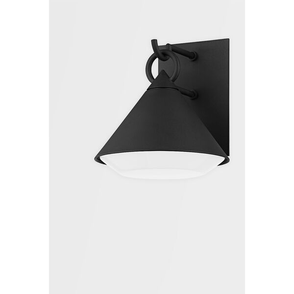 Catalina Textured Black One-Light Nine-Inch Outdoor Wall Sconce, image 2