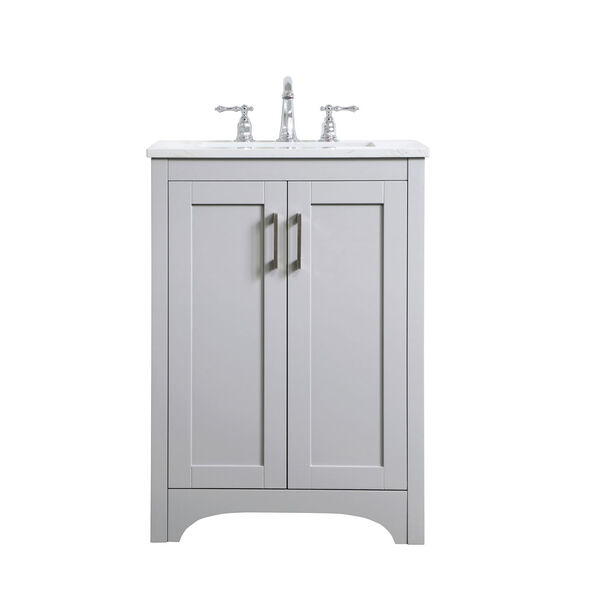 Moore Gray 24-Inch Vanity Sink Set, image 1