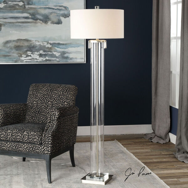 Monette Tall Cylinder Floor Lamp, image 2
