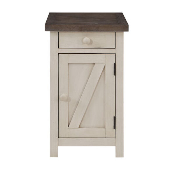 Bar Harbor II Cream Chairside Accent Table, image 2